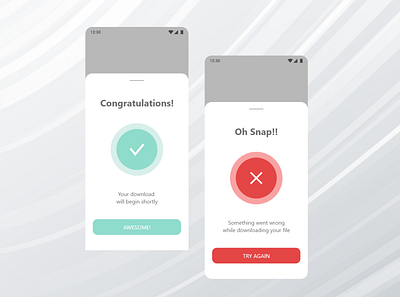 Flash message DailyUI - 011 app design mobile ui ui