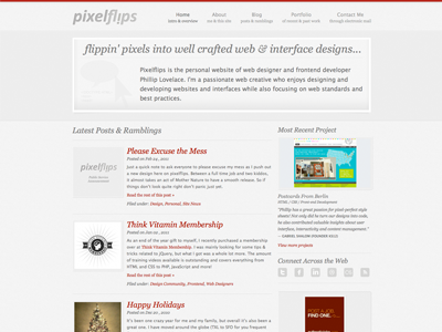 Pixelflips Relaunch redesign relaunch update