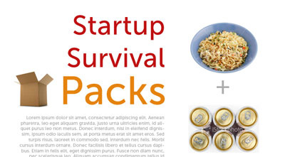 Startup Survival Packs, yo