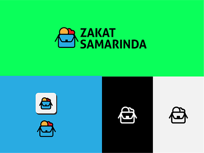 Logo design for Zakat Samarinda mobile app branding charity icon logo mobile app vector