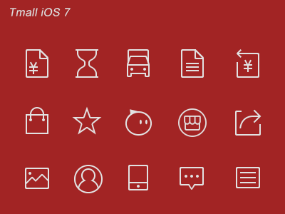 Tmall iOS7 flat icon ios7 tmall