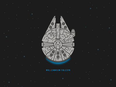Millennium Falcon falcon icon millennium spaceship star wars