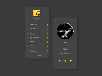 Neomorphic Music App UI app app design colors design ios ios app ios app design mobile app mobile app design music app music app design music app ui neomorphic ui ui design ui ux ui ux design uidesign uiux uxdesign
