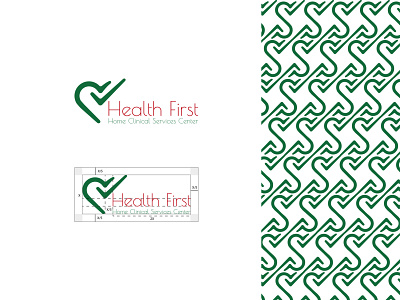 Health First Logo branding design health care logo minimal vector