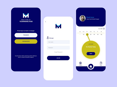 Online Management System Mobile App 2021 app minimal mobile app ui ux vector