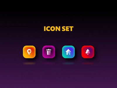 Icon Set 3d app design icon icon set icongraphy icons