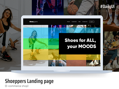 E-commerce landing Page- Shoeppers