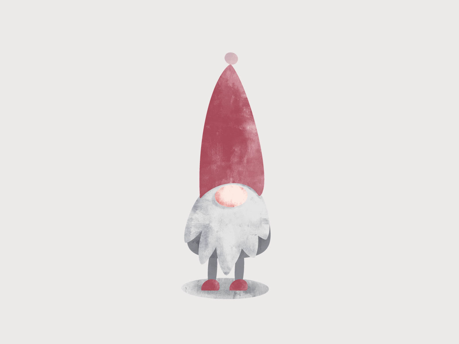 Santa’s Dwarf character animation christmas dwarf gif illustration procreate santa