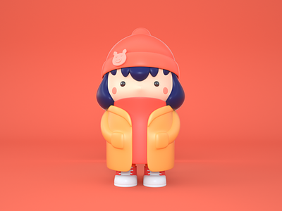 Cute Girl 3d 3d art design