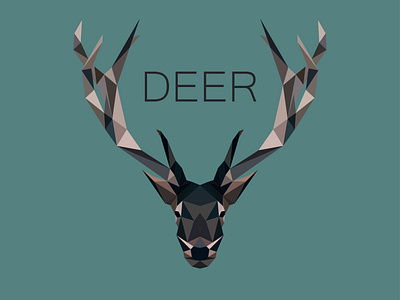 Deer Low poly