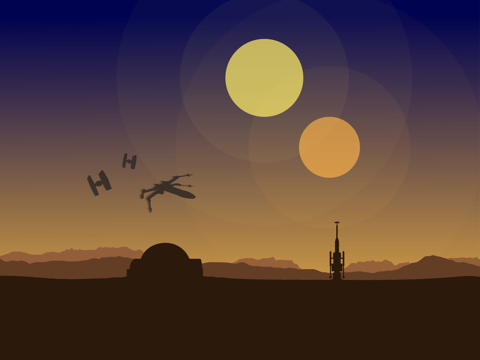 Tatooine Sunset By Robélix On Dribbble 2134