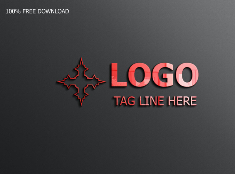 mockup for logo by Design Captain99 on Dribbble