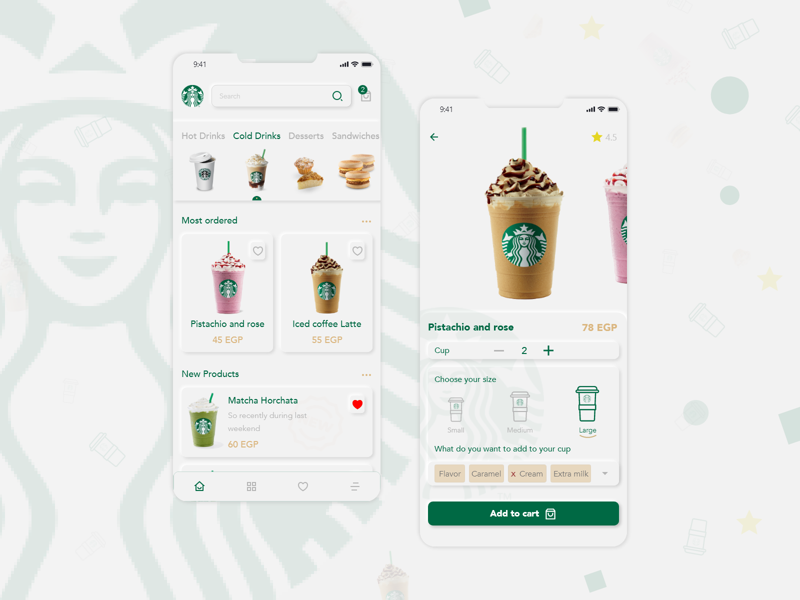 Starbucks App By Enas Muhammad On Dribbble