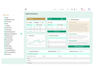 Educational Dashboard