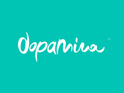 dopamina studio™ ( dopamine ) branding design design studio graphic design hand lettering illustrator lettering logo logo design logotype