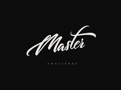 Master Challenge - food industry contest logo