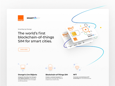 blockchain-of-things SIM - Landing Page