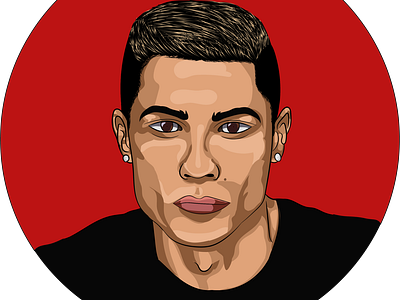 Ronaldo's  Portrait Illustration