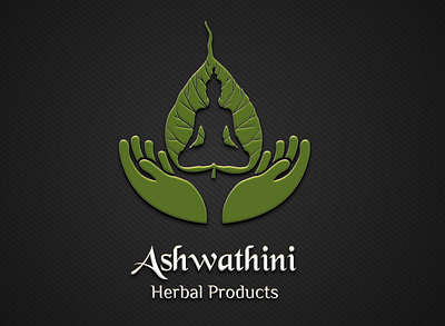 Logo Design - Ashwathini Herbal Products 2021 2d branding epic graphic design green hair oil health herbal illustration illustrator logo natural organic