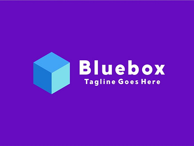 BlueBox Logo app design graphic icon logo tech technology vector web website