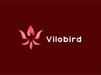 ViloBird Logo animal app bird brand branding company design gradient graphic icon logo tech technology vector web website