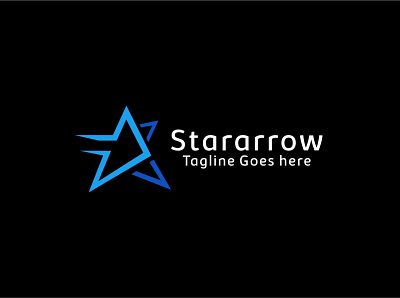 Star Arrow Logo app arrow blue clean company creative design digital graphic icon line logo speed star startup tech technology vector web website