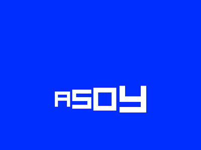 ASOY asoy design music producer techno typography ui