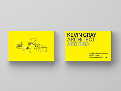 FormWork architect architecture brand brand identity design form logo minimal