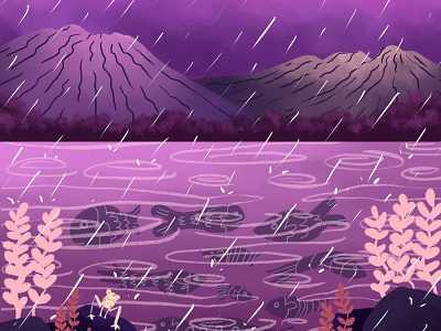 Lake Illustration