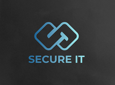 Secure IT logo design art design graphic design icon illustration logo minimal typography vector