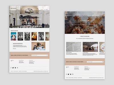 MET Museum web design