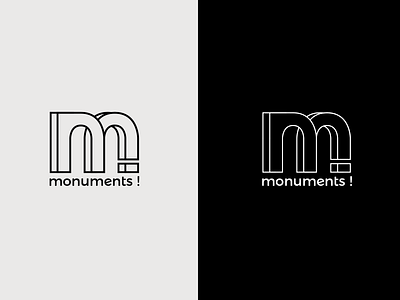 Day 4 - Daily logo challenge - M dailylogochallenge letter logo monument monuments