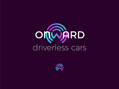 Day 5 - Daily logo challenge - Onward dailylogo dailylogochallenge driverless car letter logo onward