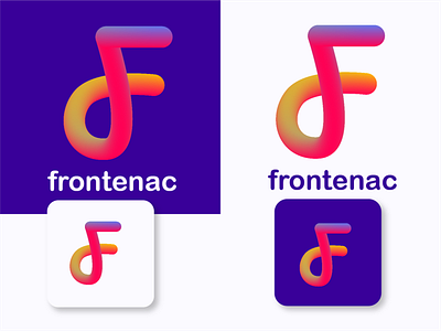 Frontenac Logo design design f frontenac illustration letter logo