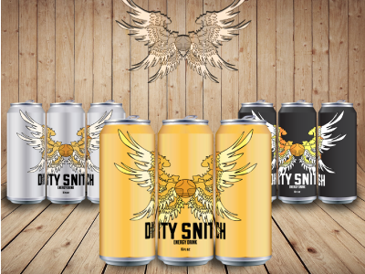 Dirty Snitch Energy Drink harry potter snitch energy drink can drink beverage illustration