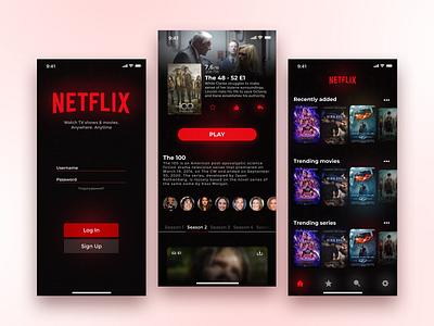 Netflix UI/UX Design