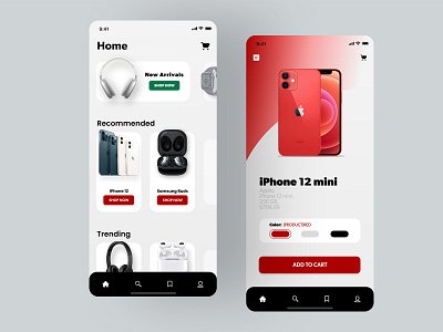 Tech Products Shopping UI Design