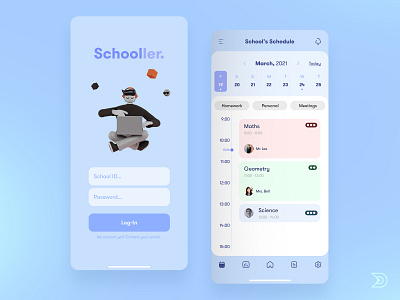 School Schedule App UI/UX Design Concept app design douarts scheme school school app school schedule ui ui ux ui ux design ui design ui kit ui ux uidesign uiux ux ux ui ux design uxdesign uxui