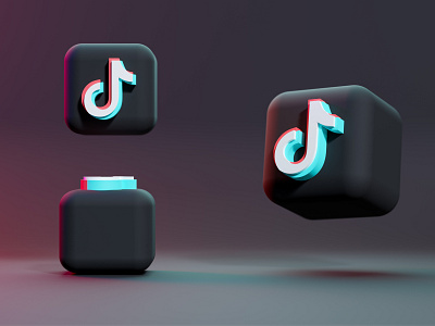 TikTok 3D Icon - Youtube Video 3d 3d art 3d design 4k app blender branding cg art design douarts illustration logo speedart tiktok tiktok icon tiktok logo ui ui design ux youtube