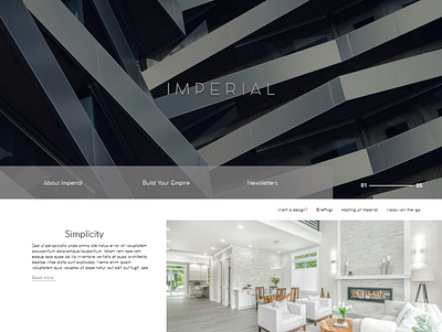 IMPERIAL PROPERTIES design ui web design web development website