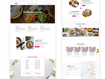 Restaurant Web design design graphic design ui web web design