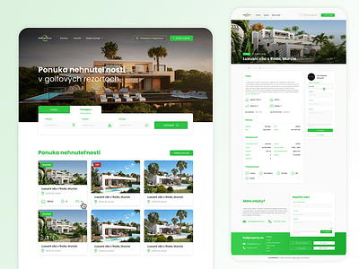 Golfproperty.eu - Web design design designs ui web