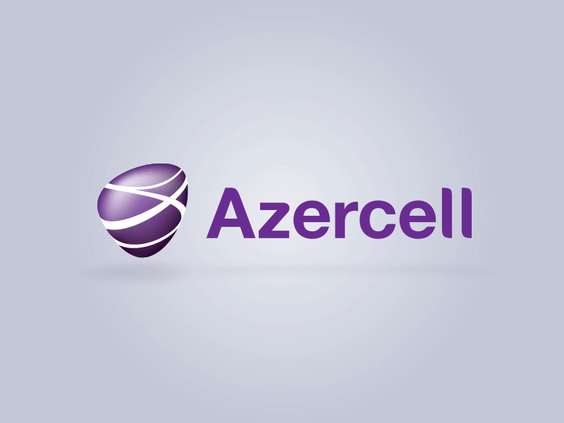 Azercell Logo 2d animation azercell graphics logo motion reveal