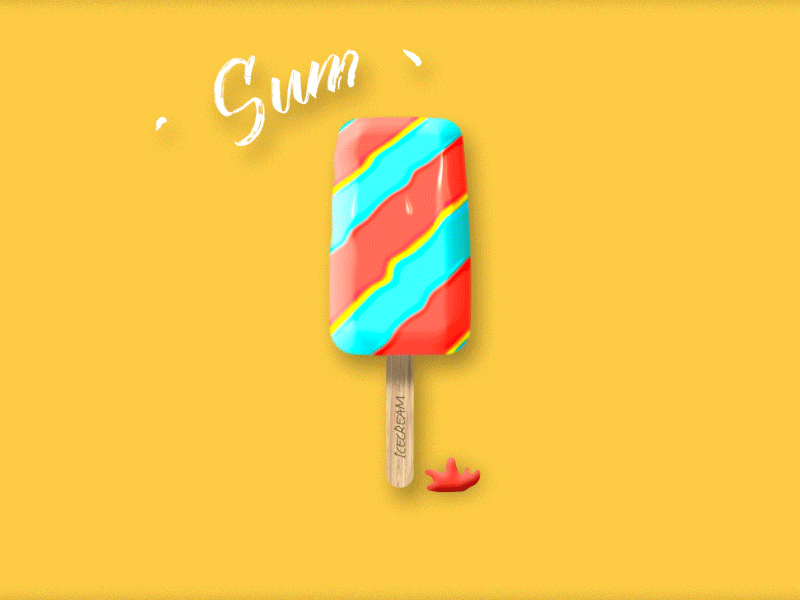 Ice cream TV branding 2d animation branding colors cream design fun greece ice motion summer tv