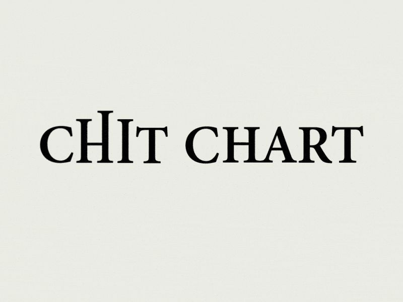 Chit chart 2d animation chart data design logo motion typo visualised