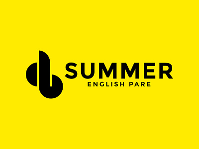 Summer English Pare branding design flat lettermarklogo logo vector