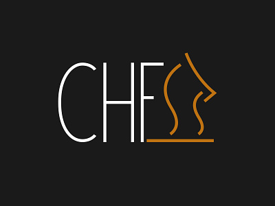 Chess Logo brand design chess design identity lettermarklogo logo master typography vector
