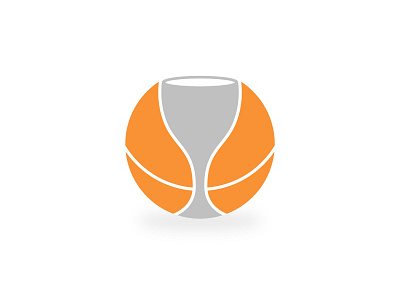 Dribble Wine Logo basketball branding cafe design dribbble dribble flat grape illustration logo vector wine