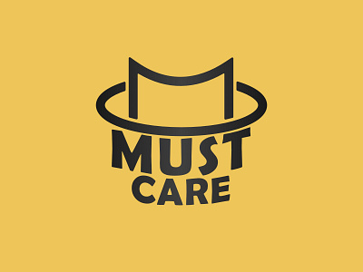 Must Care branding design flat illustration lettermarklogo logo masker mustcare typography ui vector