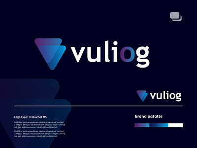 vulioG logo branding corporate creative design elegant gradient illustration latter logo logo logo design logodesign logotype professional unique v logo vector vintage